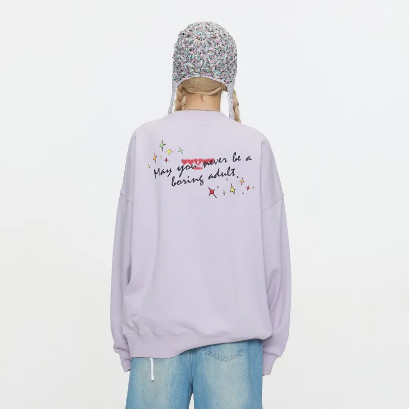 Guuka Sweatshirt Unisex Light Purple-2
