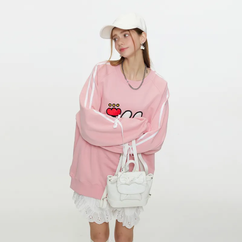 Guuka Sweatshirts Women's Shrimp Pink-5