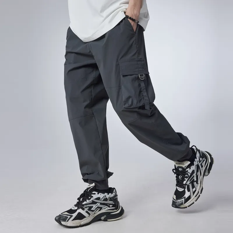 Guuka Cargo Pants Men Dark Gray-4