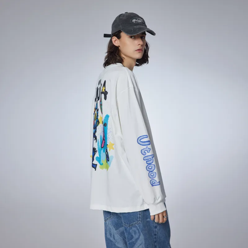 Guuka Long Sleeved T Shirt Unisex Neon Yellow-15