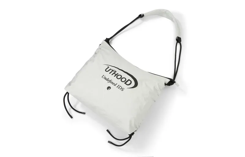 Guuka Nylon Crossbody Bag Unisex Light Gray-1