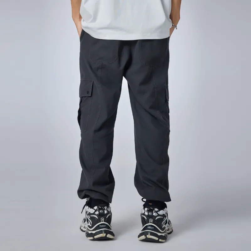 Guuka Casual Pants Men's Dark Gray-5