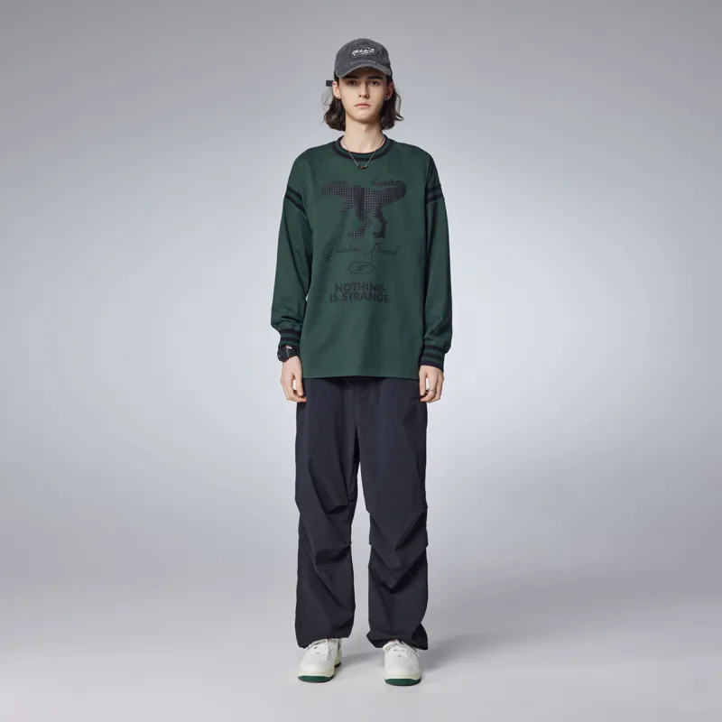 Guuka Dinosaur Foam Print Top Unisex-5