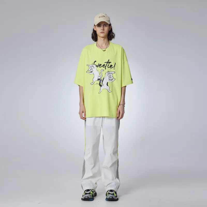 Guuka Short Sleeved T Shirts Unisex Neon Yellow-2