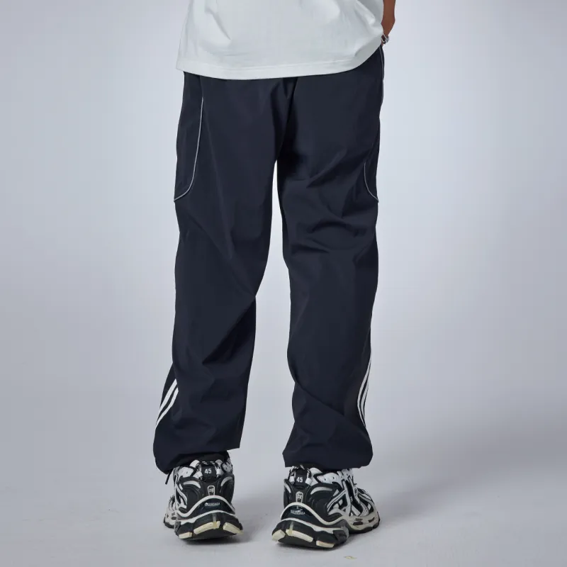 Guuka Gothic Style Embroidered Outdoor Sports Couple's Casual Pants Unisex Black-7