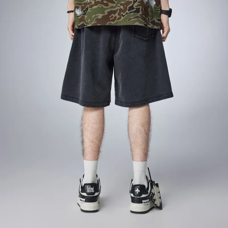 Guuka Short Casual Pants Men's Black-6