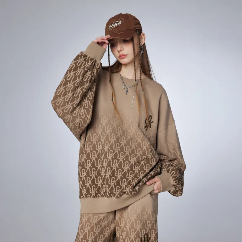 Guuka Sweatshirt Unisex Dark Coffee-4