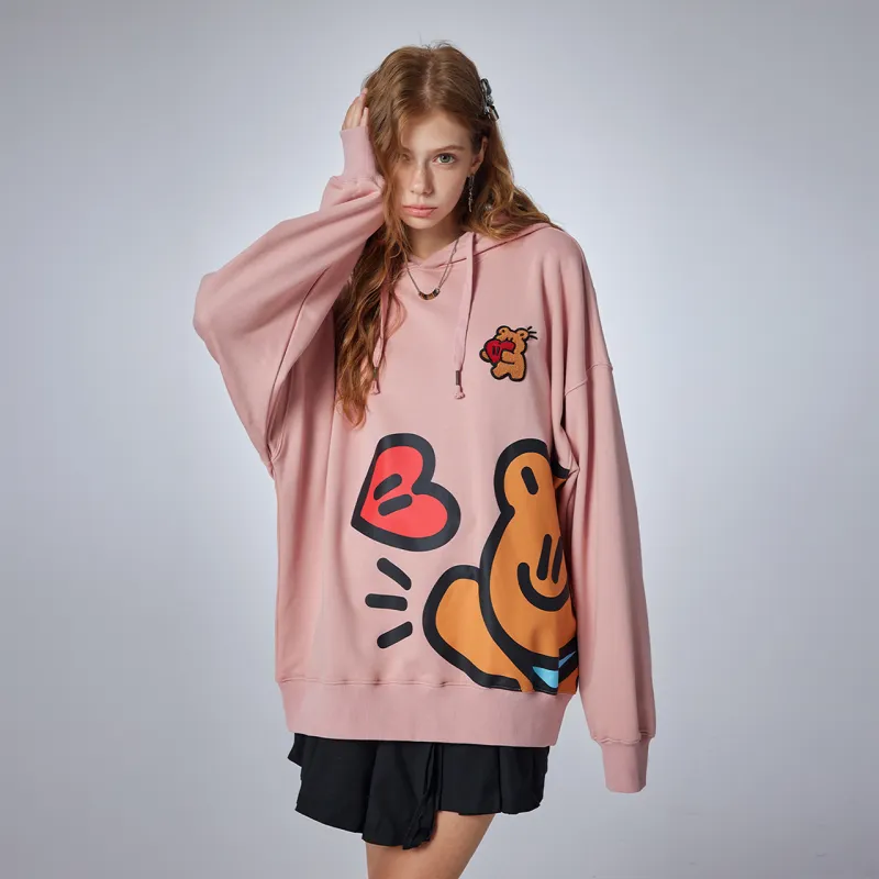 Guuka Bear Embroidered Hoodie Unisex-26