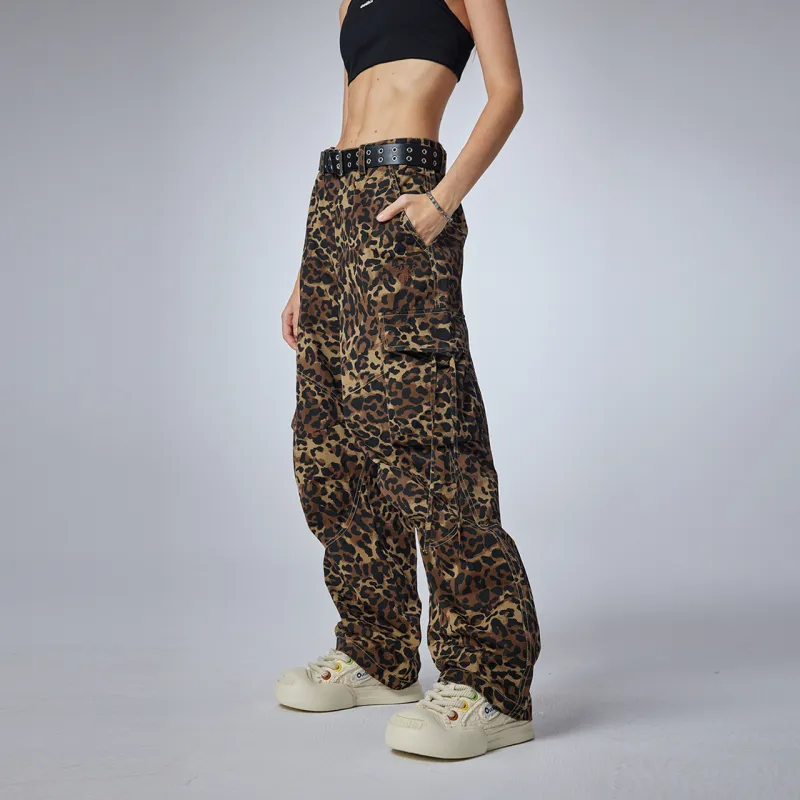 Guuka Casual Pants Unisex Coffee-8