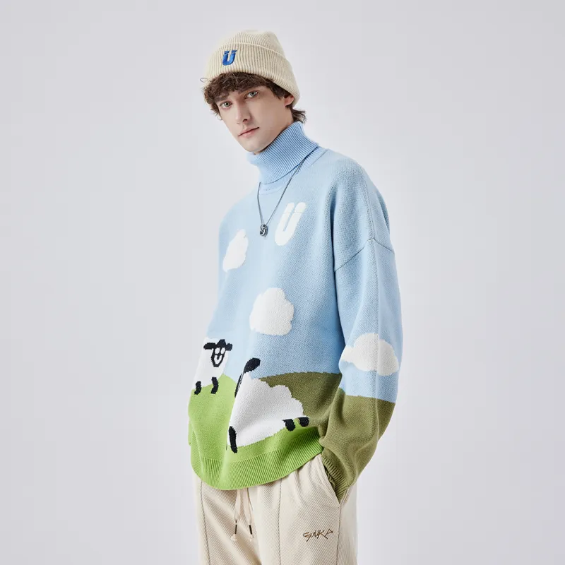 Guuka Knitwear Unisex Blue-5