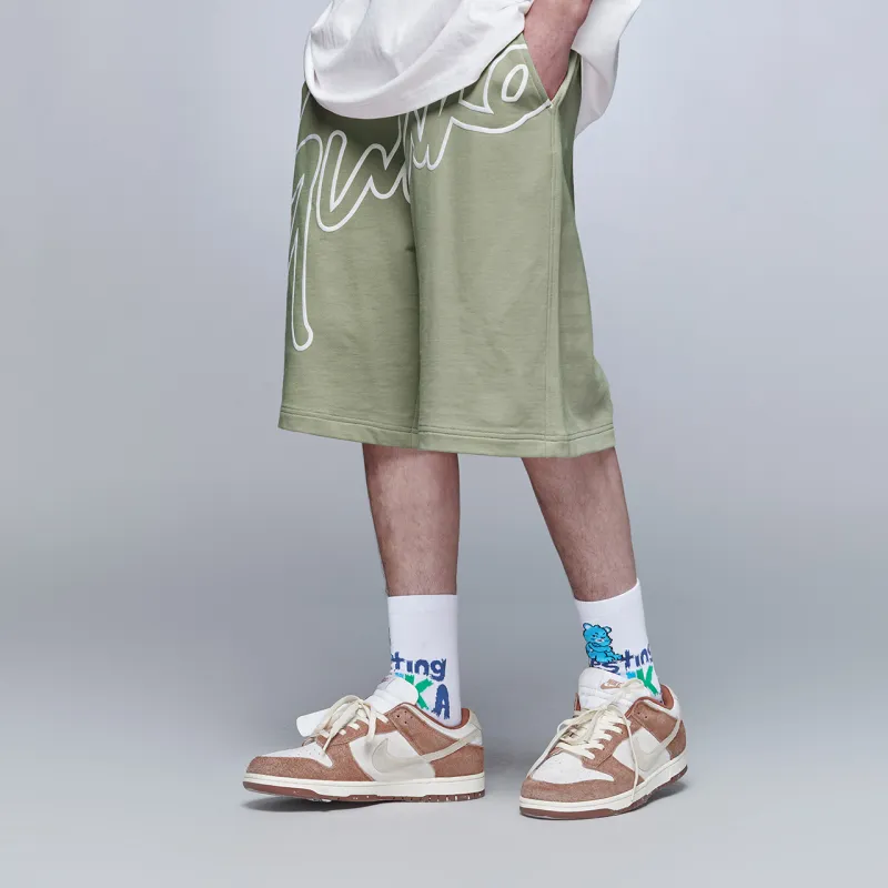 Guuka Casual Shorts Men Light Army Green-4
