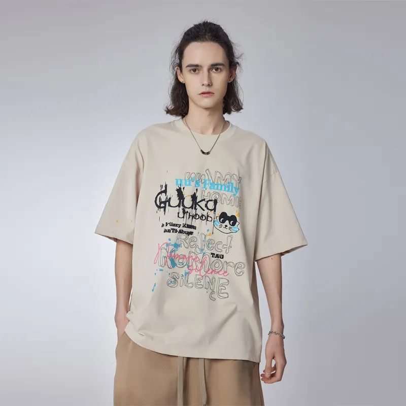Guuka Short Sleeved T Shirts Unisex Black-28