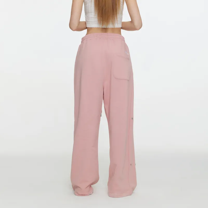Guuka x Matsui Casual Pants Unisex Dark Pink-3