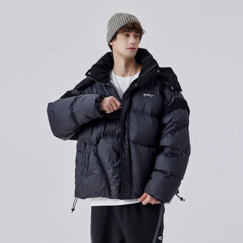 Guuka Down Jacket Coat Men's Black-5
