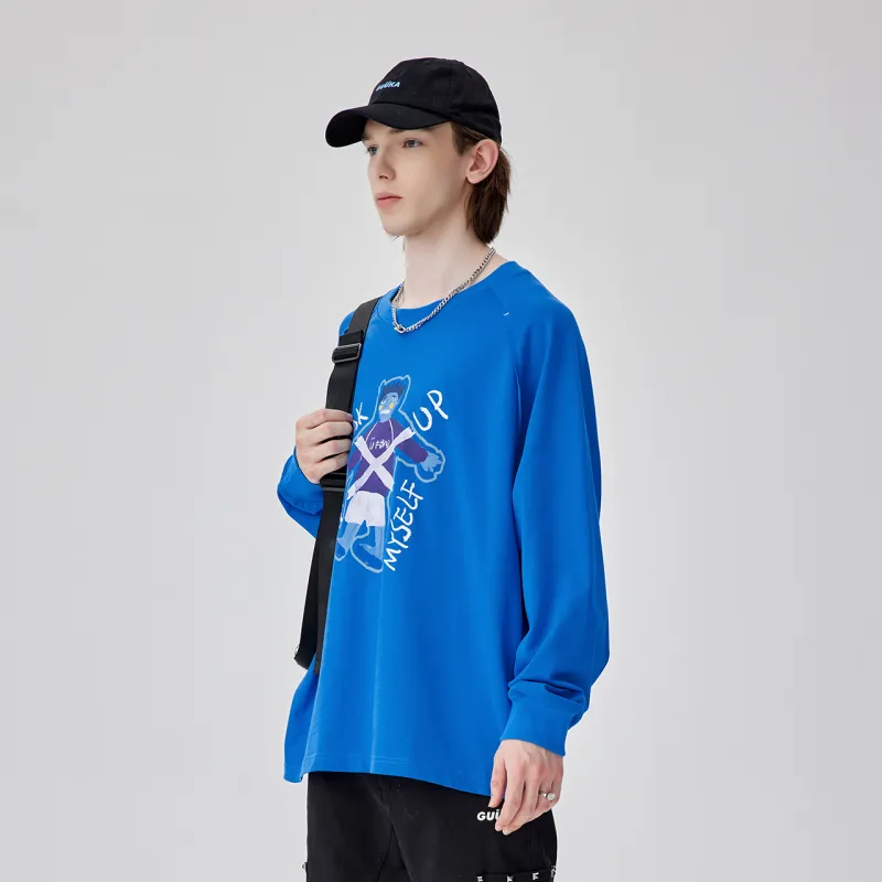 Guuka T Shirts Men Sapphire Blue-4