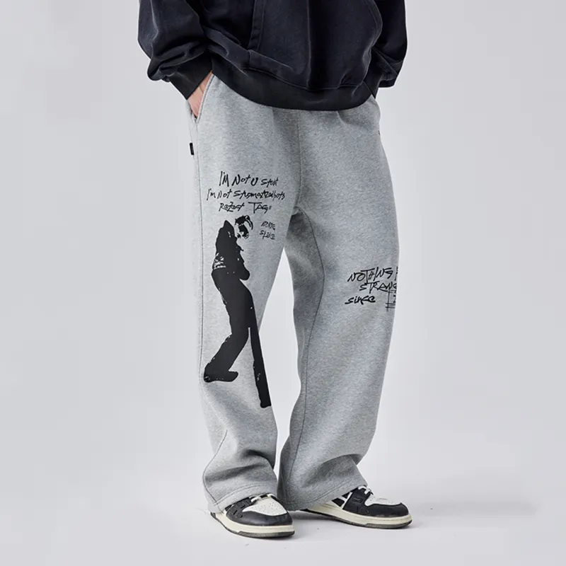 Guuka Casual Pants Men Heather Gray-7