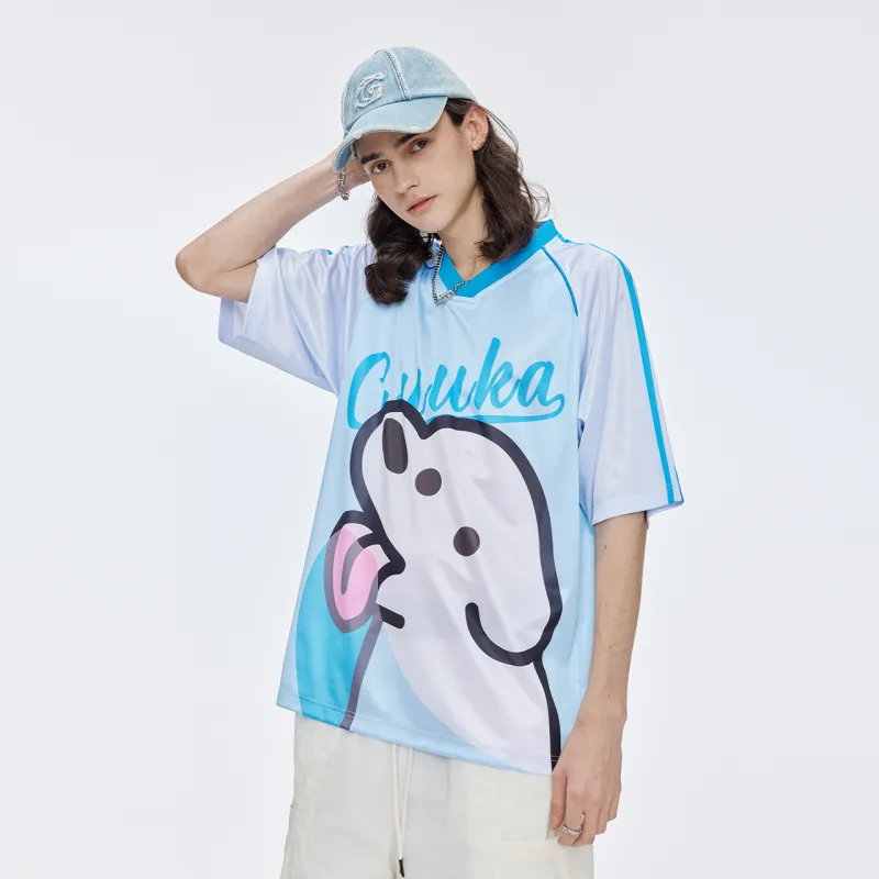 Guuka x Matsui T Shirt Unisex Ice Blue-3