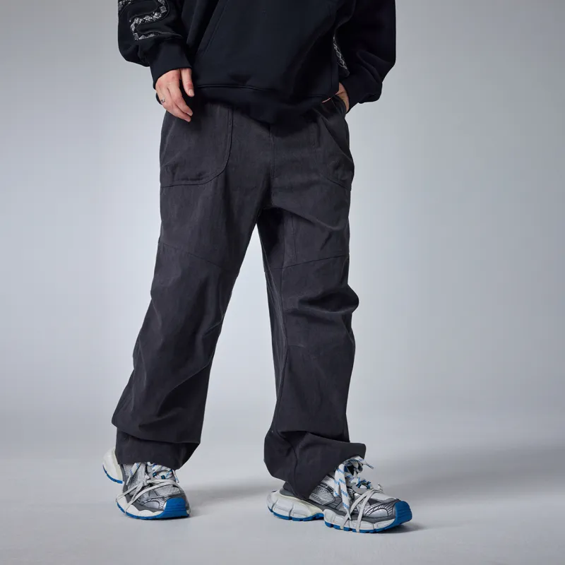 Guuka Casual Pants Unisex Dark Gray-3
