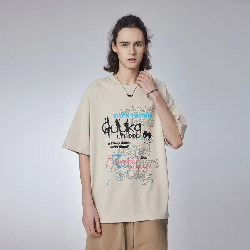 Guuka Short Sleeved T Shirts Unisex Black-31