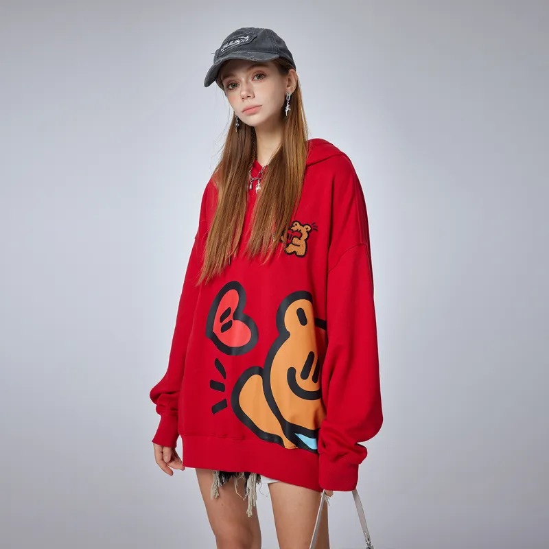 Guuka Bear Embroidered Hoodie Unisex-38