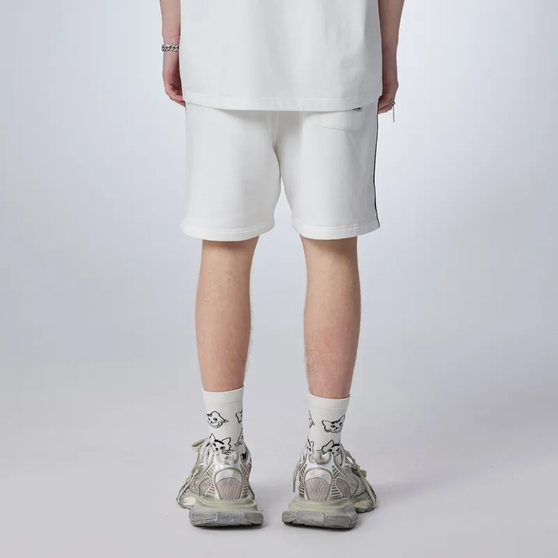 Guuka Casual Shorts Men White-5