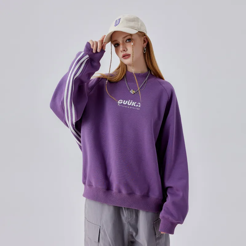 Guuka Sweatshirts Unisex Dusty Purple-2