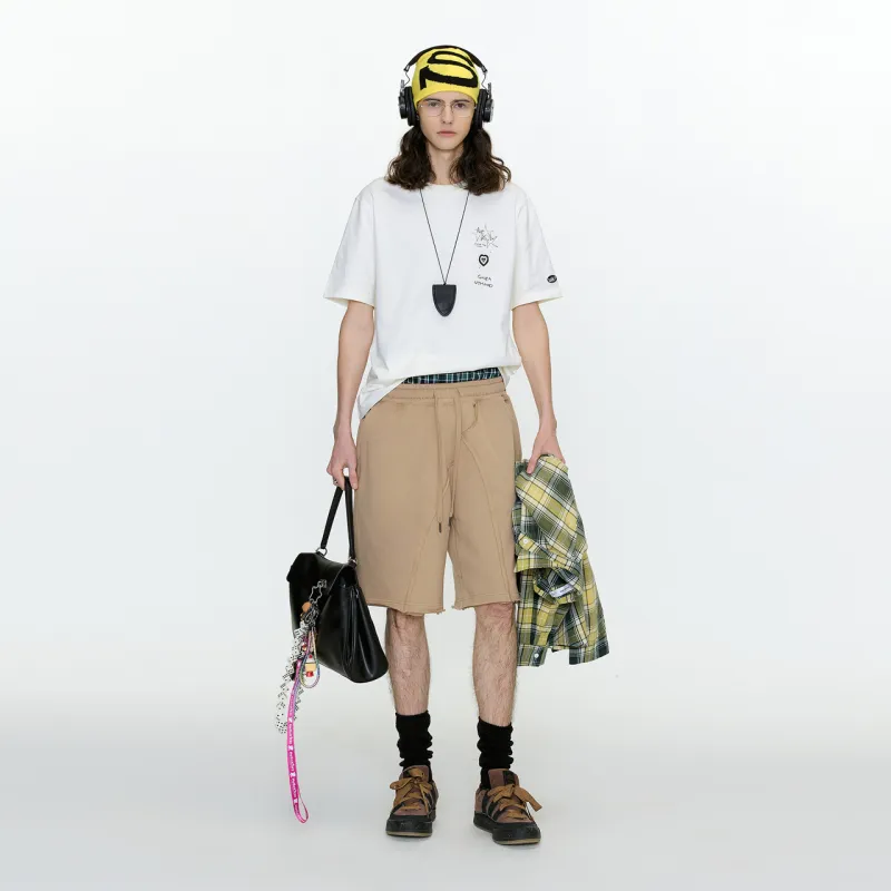 Guuka Casual Shorts Men's Khaki-2