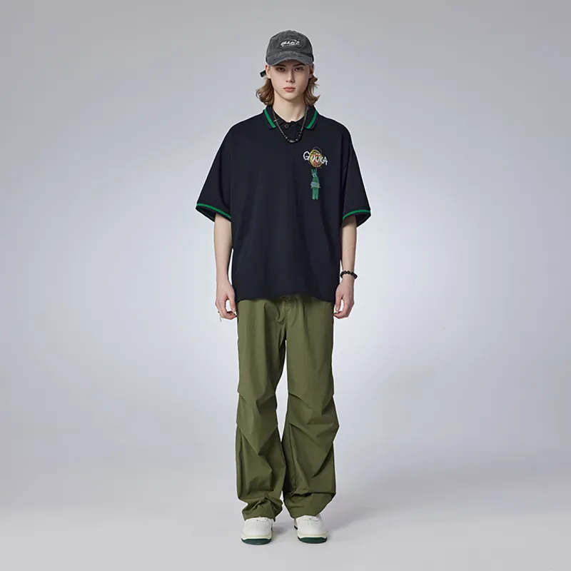 Guuka Polo Shirt Unisex Cream White-11