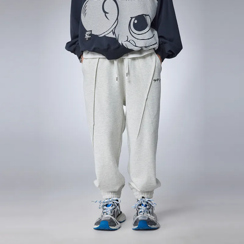 Guuka Sweatpants Men's Floral Apricot-4