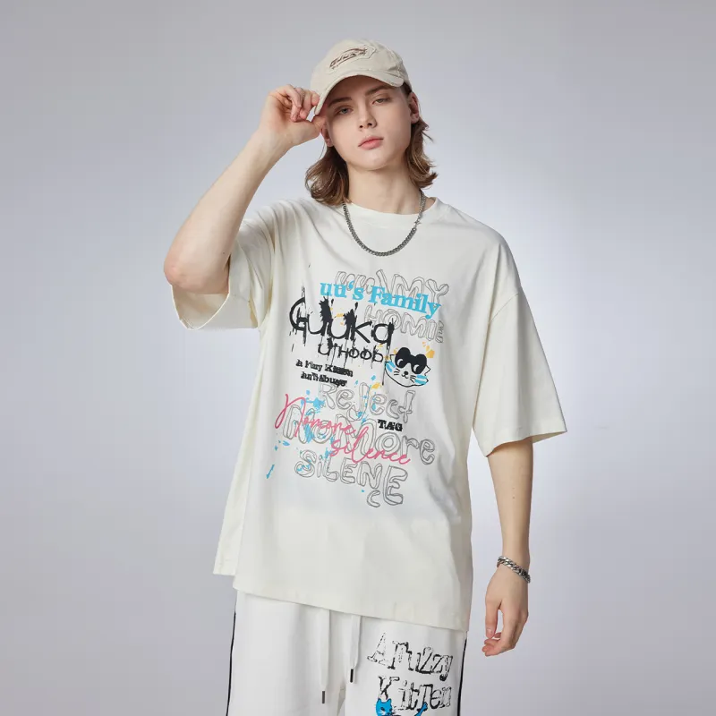 Guuka Short Sleeved T Shirts Unisex Black-15