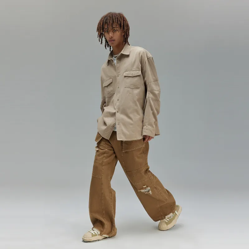Guuka Shirts Men Khaki-3