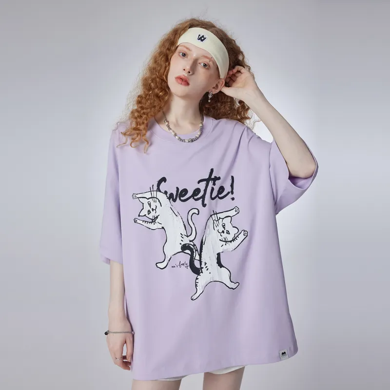 Guuka Short Sleeved T Shirts Unisex Dark Purple-5