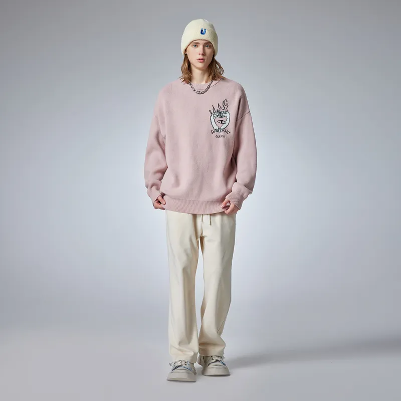 Guuka Sweaters Unisex Pink-7