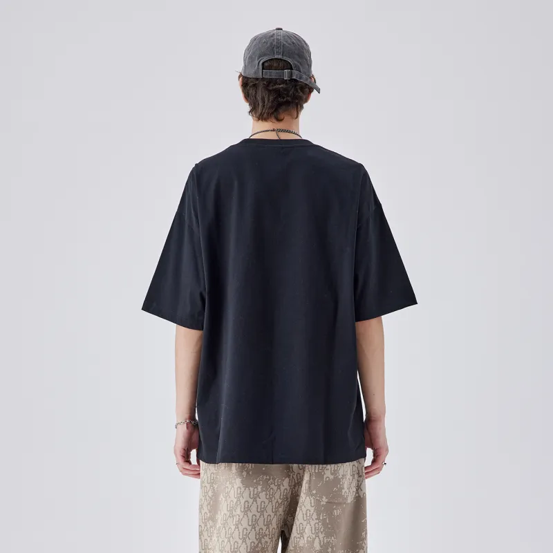 Guuka Short Sleeved T Shirts Men's Black-7
