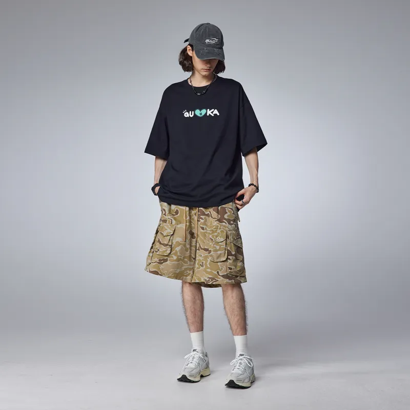 Guuka Knee Length Pants Men's Khaki-3