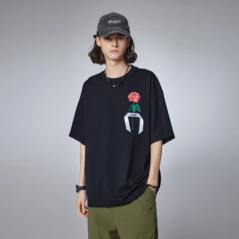 Guuka Short Sleeved T Shirts Unisex Cream White-16