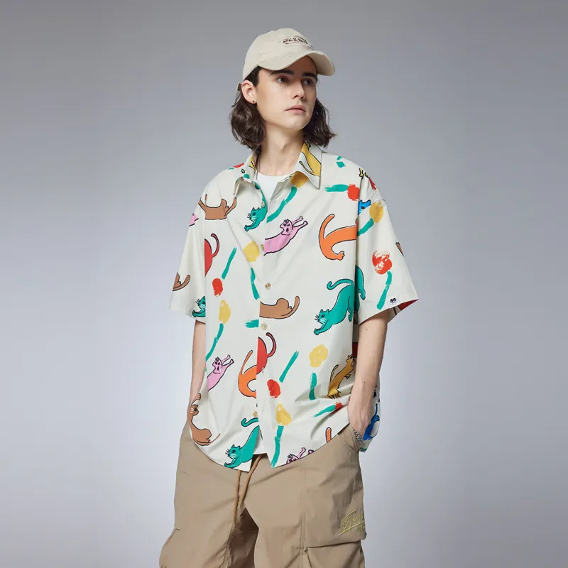 Guuka Short Sleeved Shirt Unisex White-5