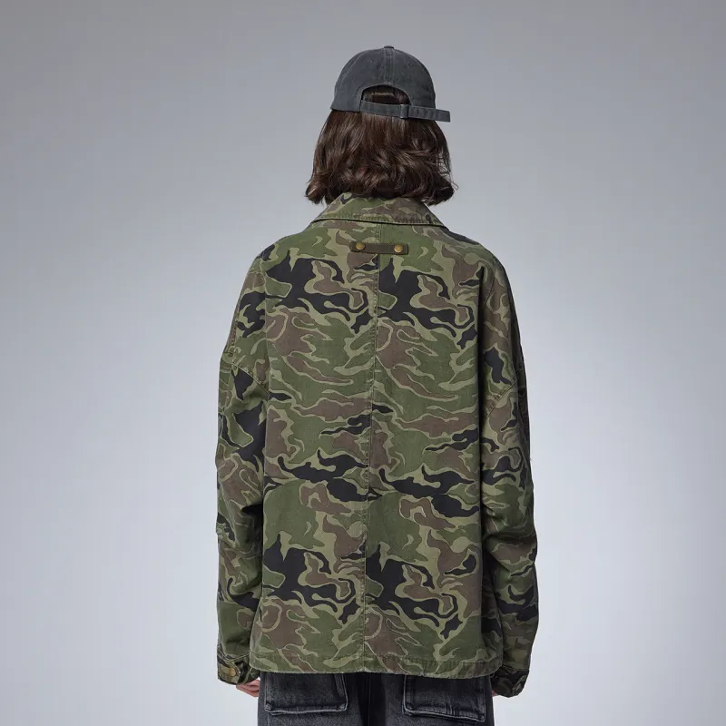 Guuka Jackets Coats Men's Khaki-15