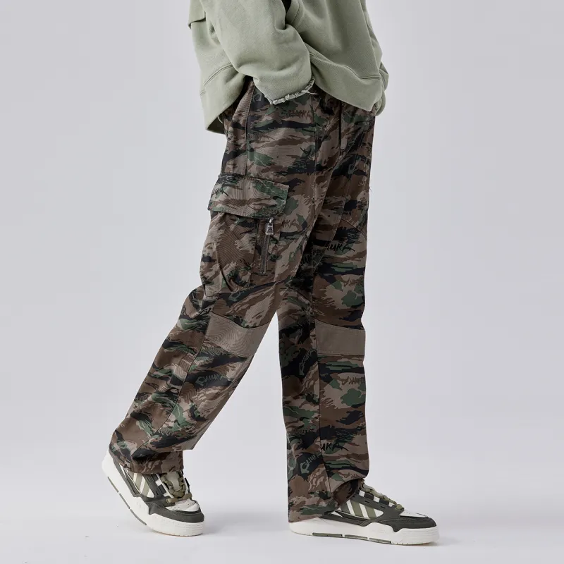 Guuka Casual Pants Men Camouflage-6