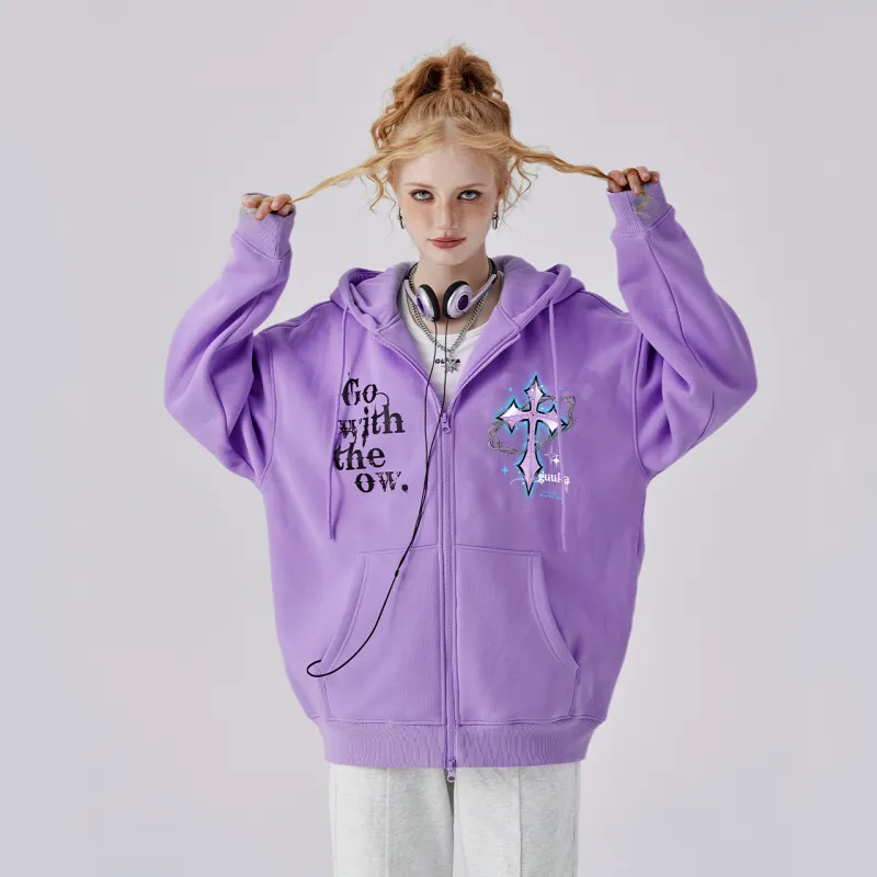 Guuka Sweatshirts Unisex 2 Pack Purple-2