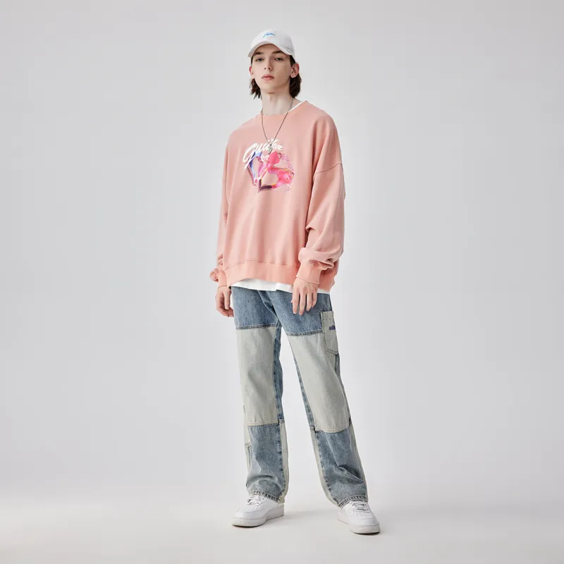 Guuka Sweatshirt Unisex Dark Pink-3