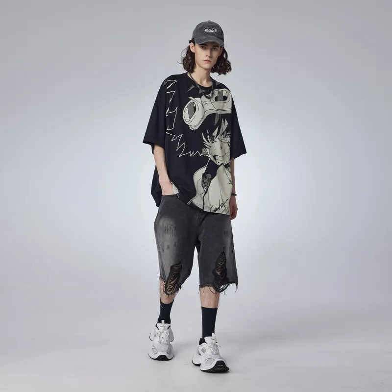 Guuka Short Sleeved T Shirts Unisex Black-4