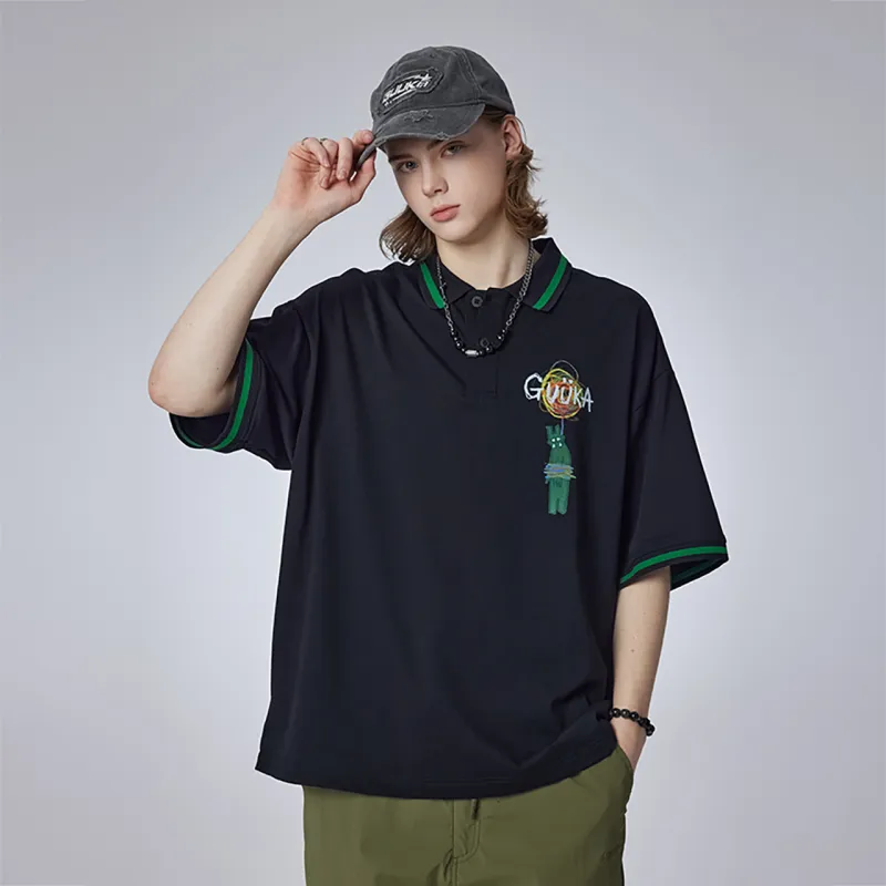 Guuka Polo Shirt Unisex Cream White-15