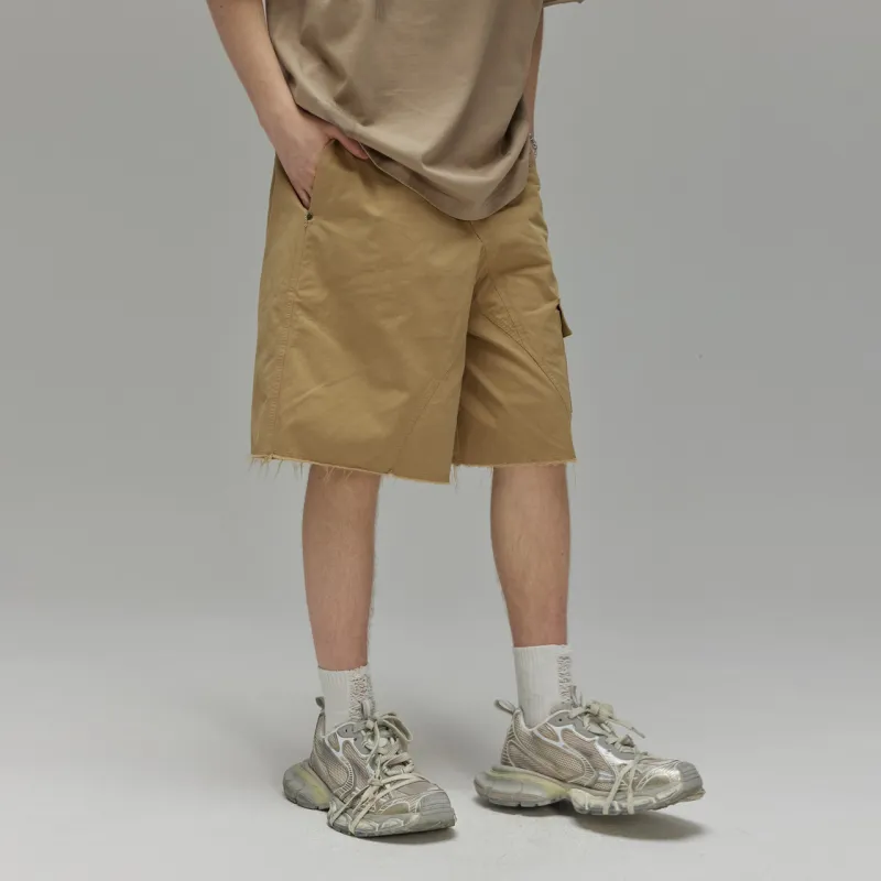 Guuka Knee Length Pants Men's Khaki-4