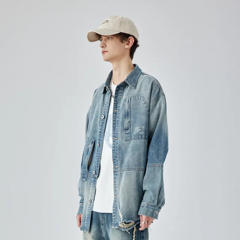 Guuka Shirts Men Blue-3