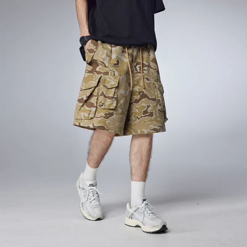 Guuka Knee Length Pants Men's Khaki-4