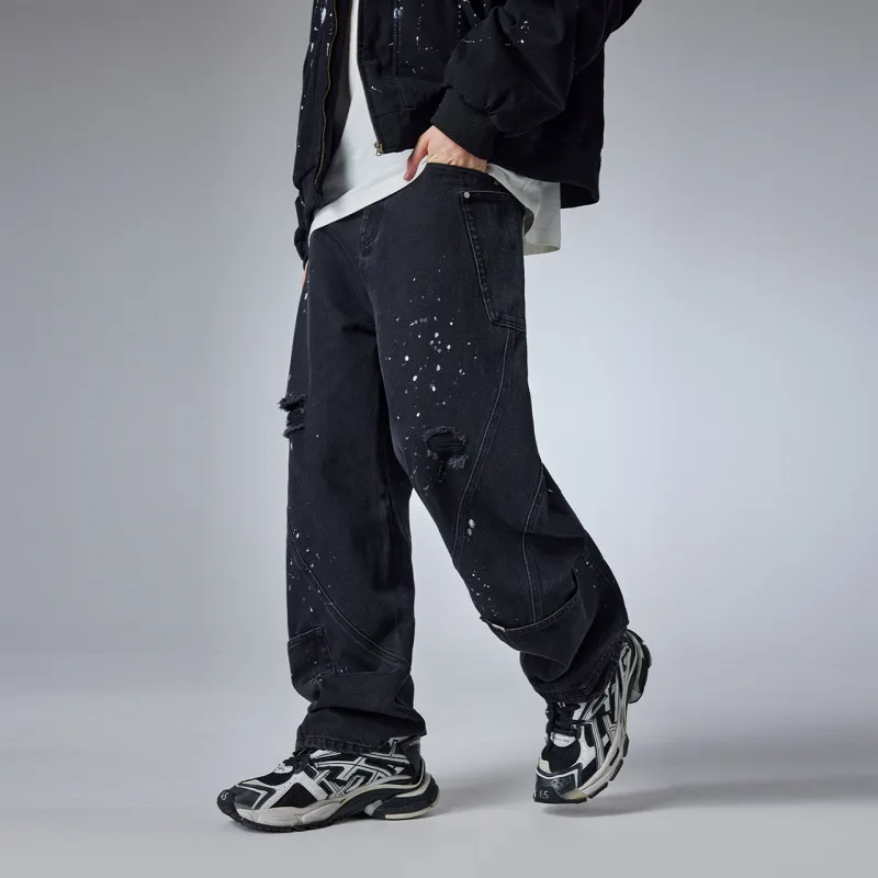 Guuka Jeans Men Black-3