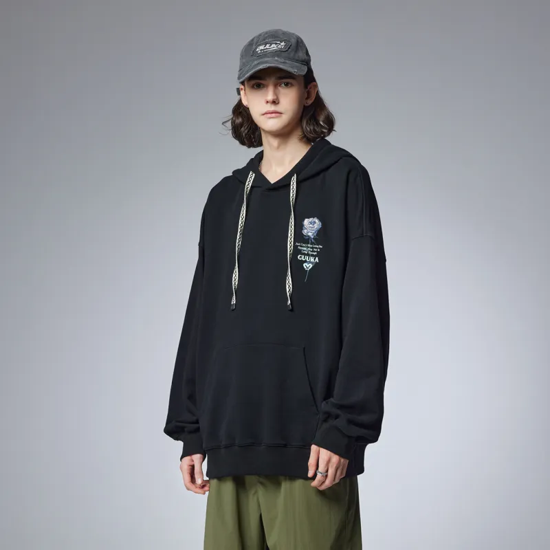 Guuka Heavyweight Hoodie Men's Cotton Unisex White-15