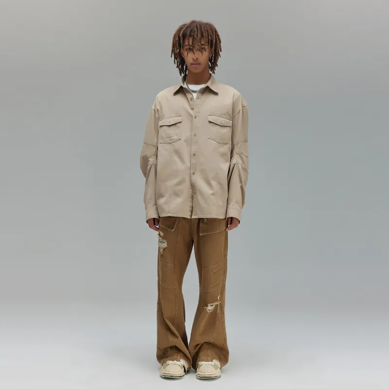 Guuka Shirts Men Khaki-2