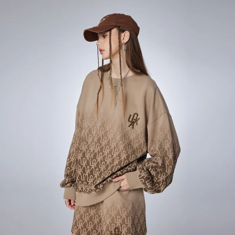 Guuka Sweatshirt Unisex Dark Coffee-6